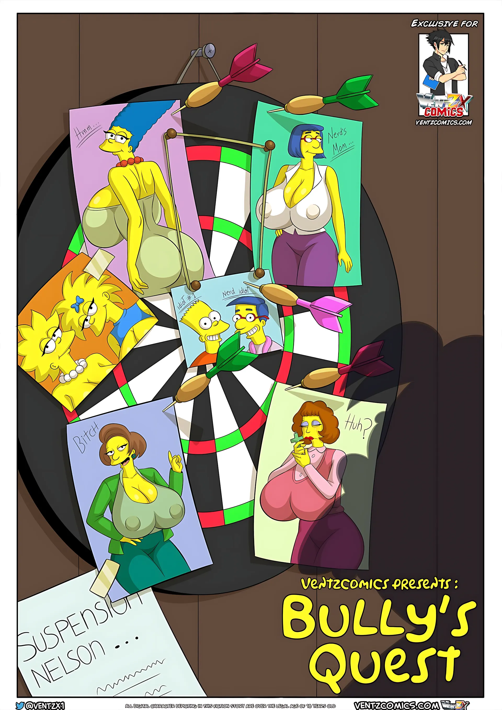 Bully’s Quest – The Simpsons [VentzX], 1. Bully's Quest - Chapter 1, page 1 of 41