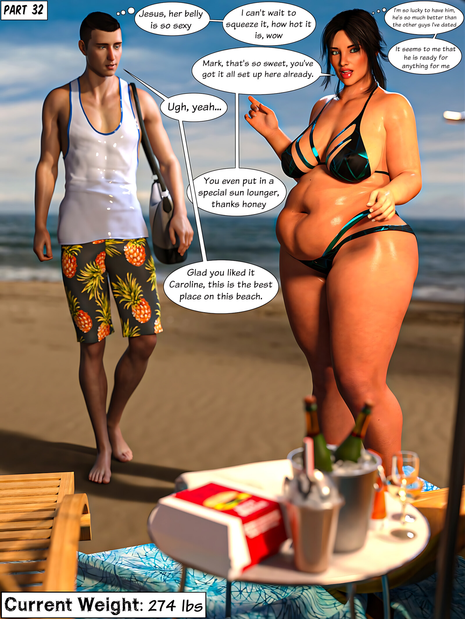 Caroline Putting Weight [TheLustLord], Caroline Putting Weight, page 84 of 119