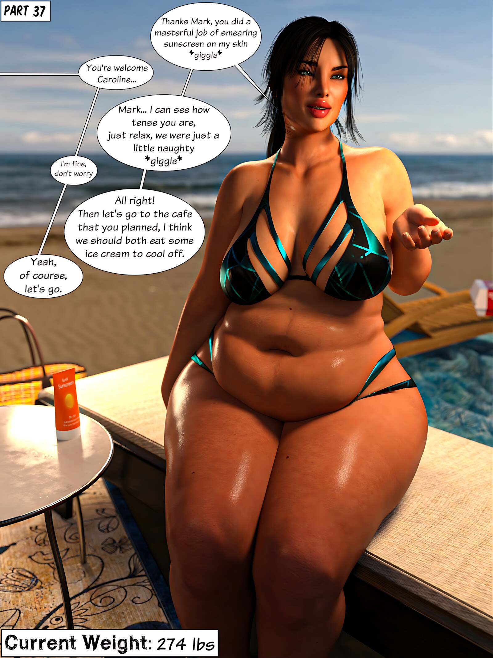 Caroline Putting Weight [TheLustLord], Caroline Putting Weight, page 94 of 119