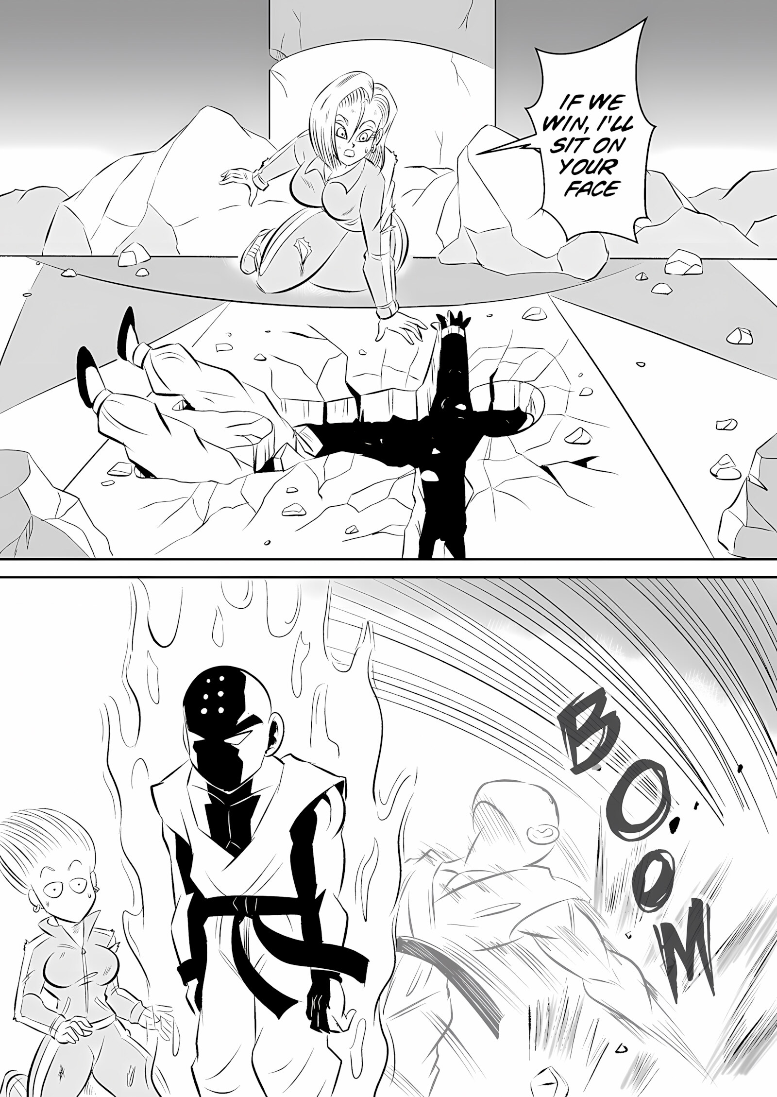 Control Room – Invasion (Dragon Ball Z) [FunsexyDB], Control Room - Invasion (Dragon Ball Z), page 17 of 19