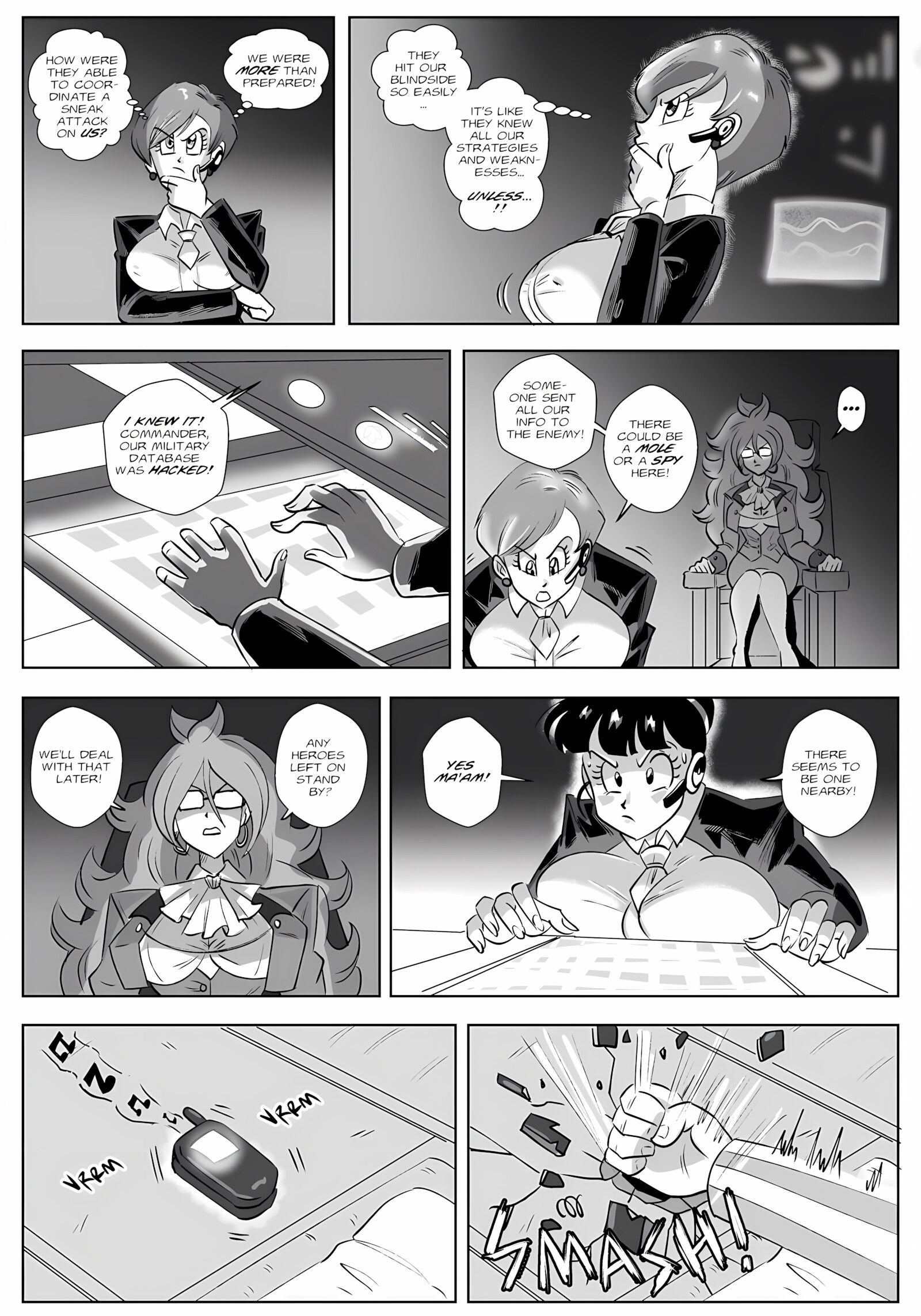 Control Room – Invasion (Dragon Ball Z) [FunsexyDB], Control Room - Invasion (Dragon Ball Z), page 4 of 19