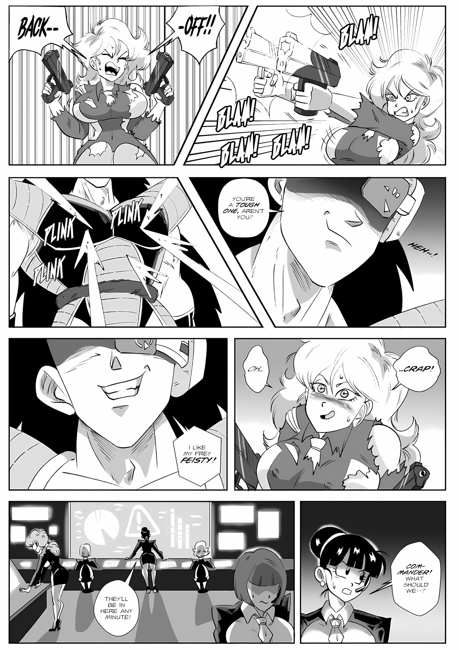 Control Room – Invasion (Dragon Ball Z) [FunsexyDB], Control Room - Invasion (Dragon Ball Z), page 6 of 19