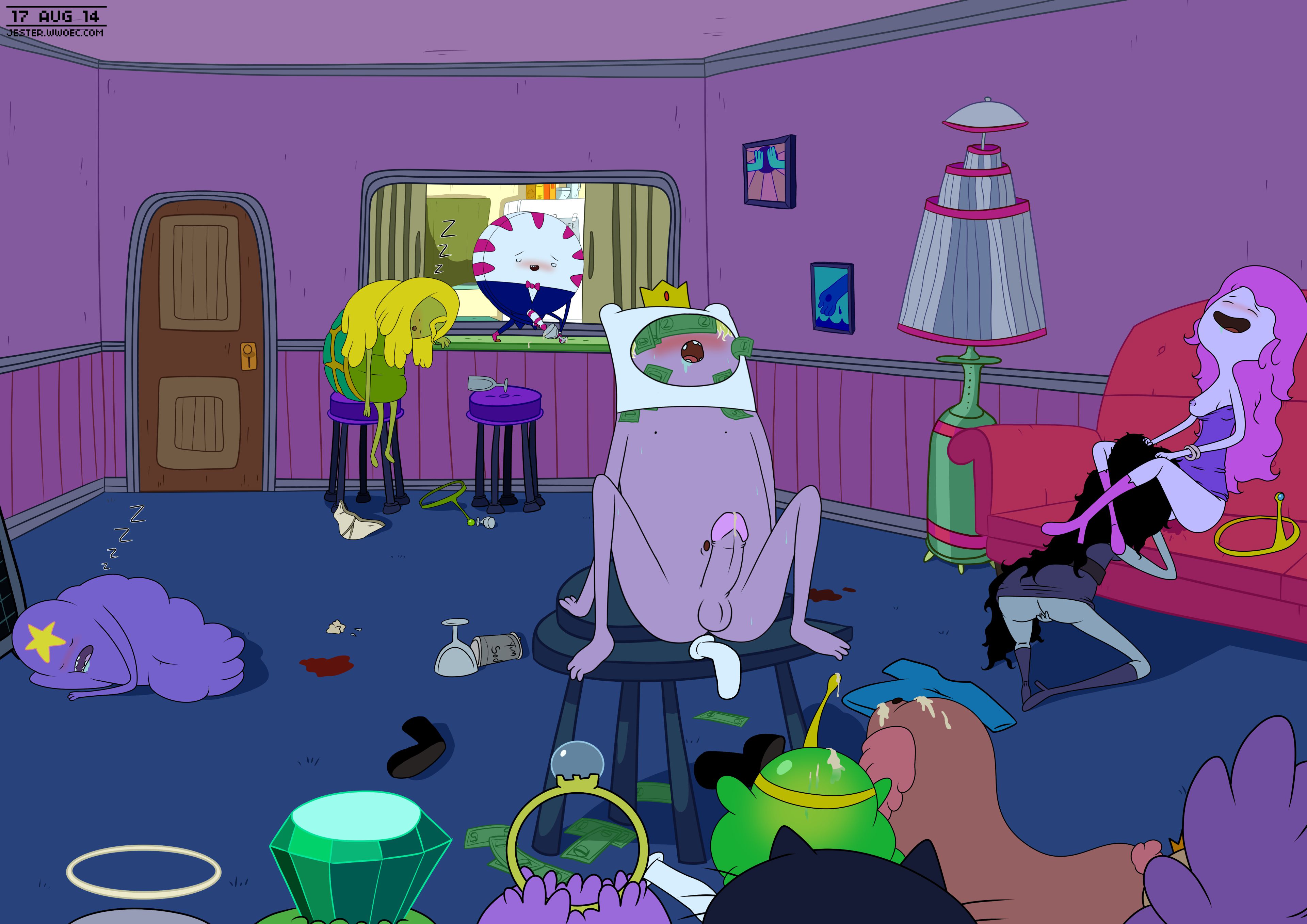 A Peg in a Finn Shaped Hole [Blargsnarf], Finn the Stripper Boy, page 8 of 9