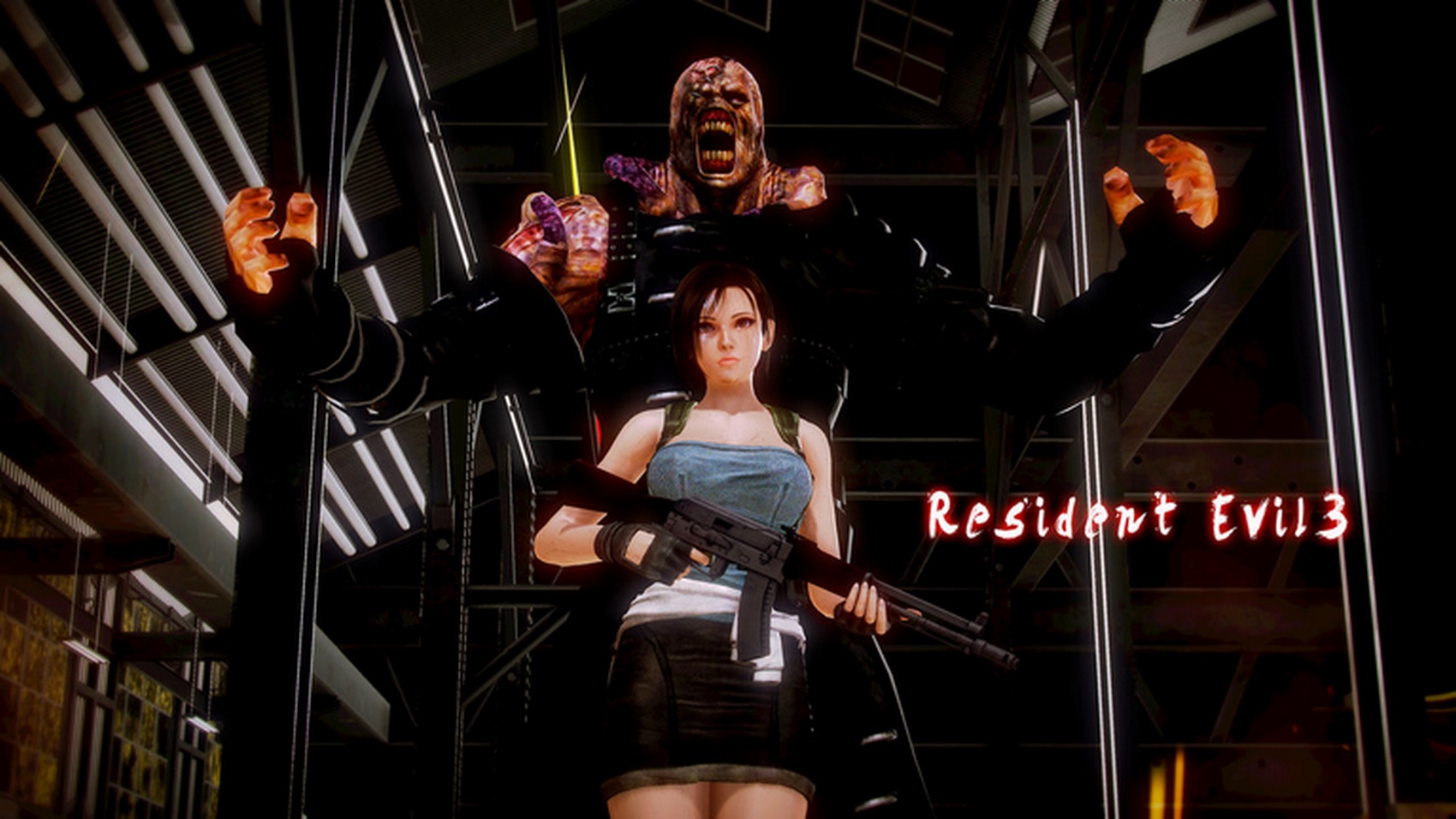 Defeated by Nemesis (Resident Evil) [Amatsu Shimai], Defeated by Nemesis (Resident Evil), page 3 of 20
