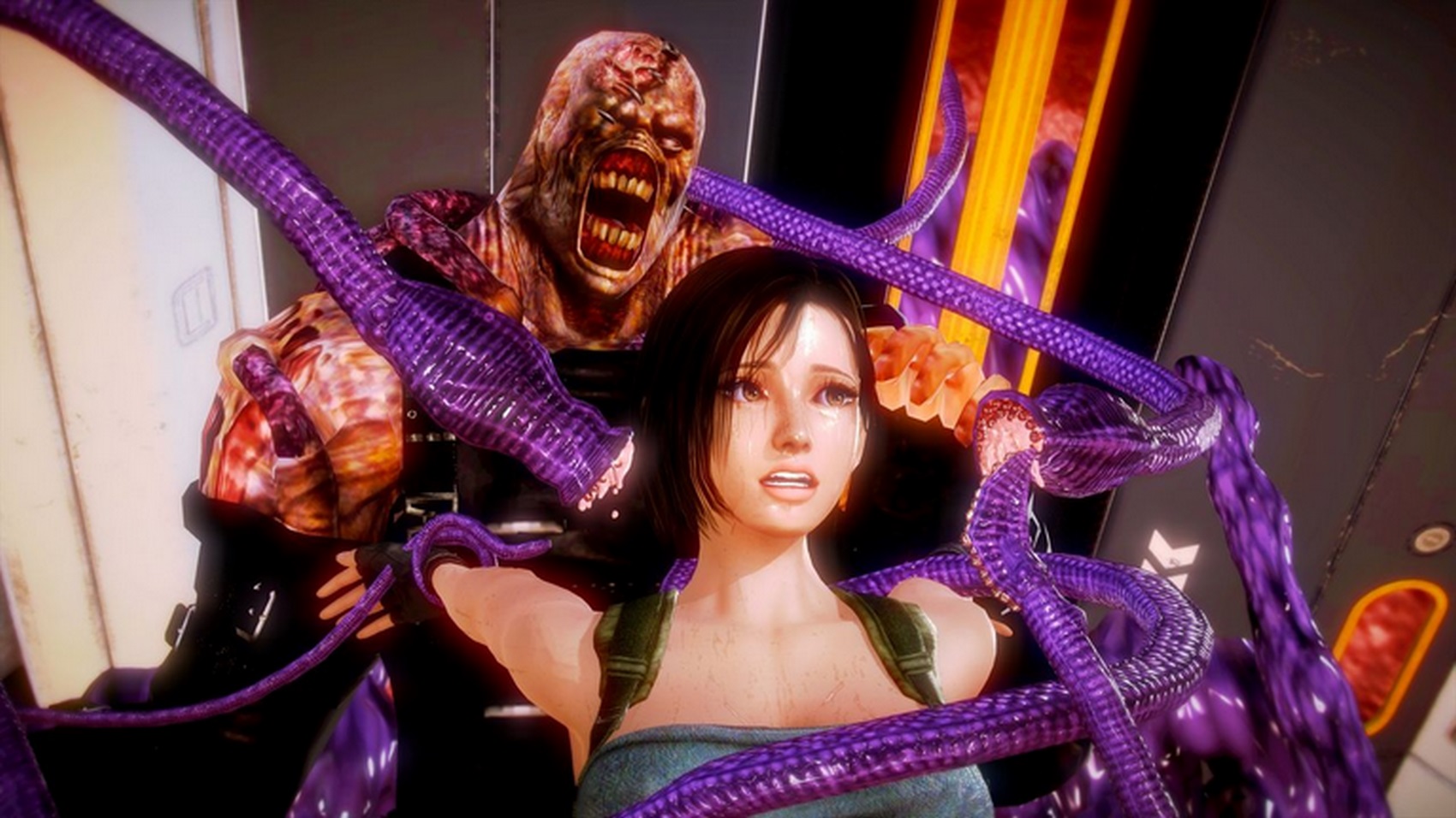 Defeated by Nemesis (Resident Evil) [Amatsu Shimai], Defeated by Nemesis (Resident Evil), page 5 of 20