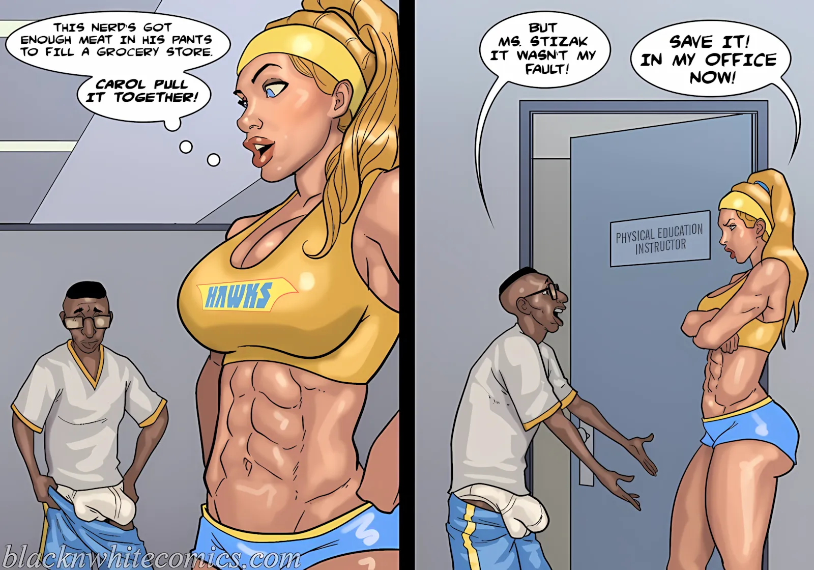 Detention [Yair], 3 . Detention - Part 3 [BlackNWhiteComics], page 53 of 181