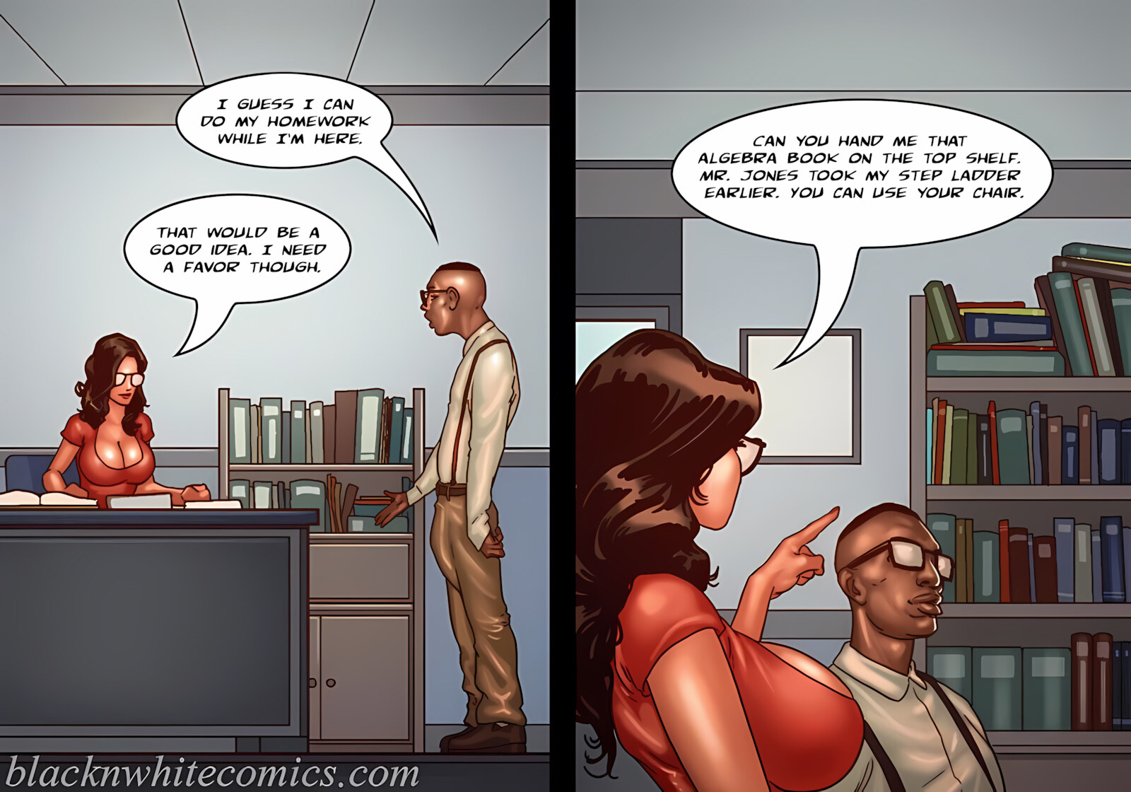 Detention [Yair], 1 . Detention - Part 1 [BlackNWhiteComics], page 30 of 52