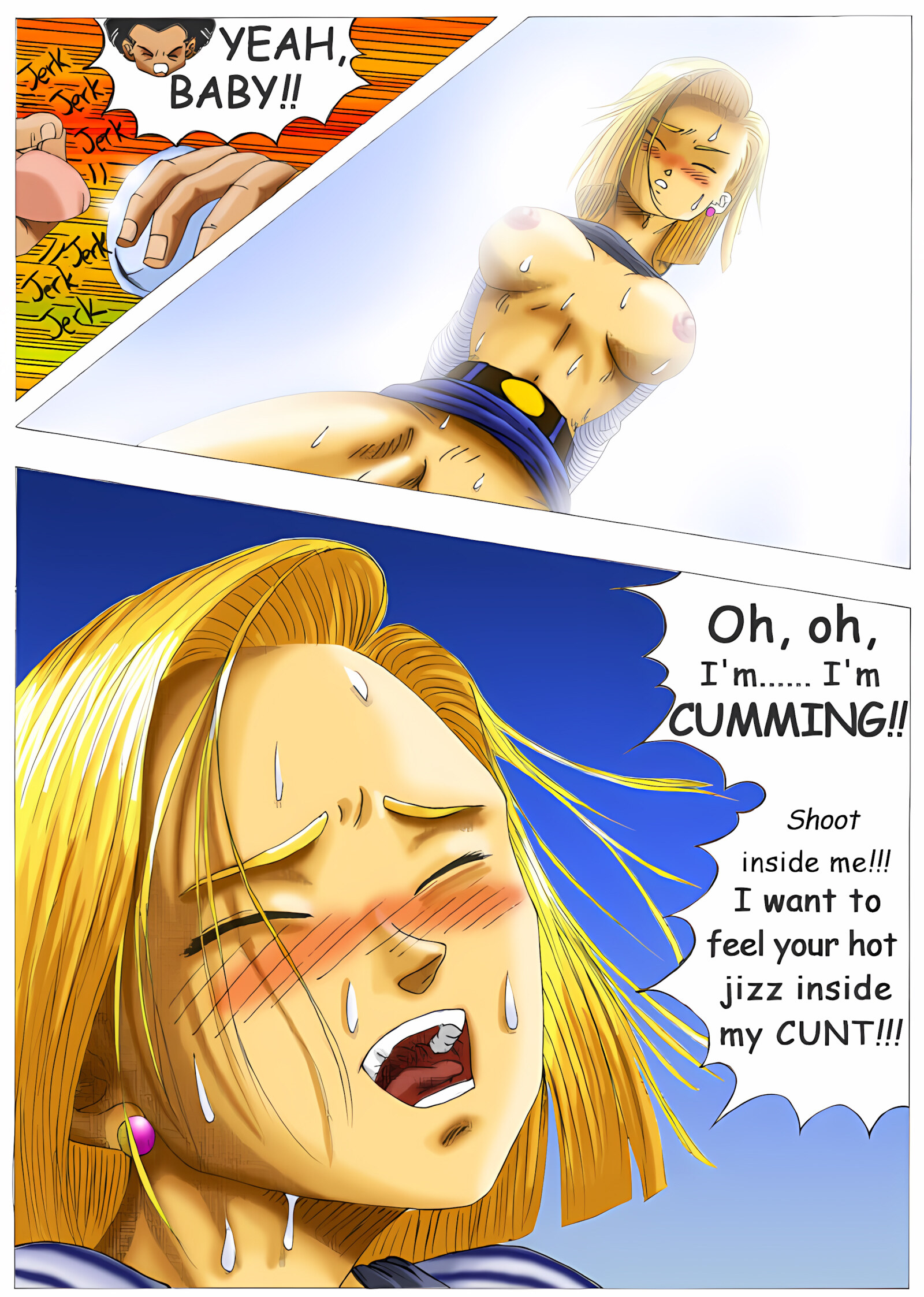 Dirty Fighting (Dragon Ball Z) [CUM], Dirty Fighting (Dragon Ball Z), page 14 of 19