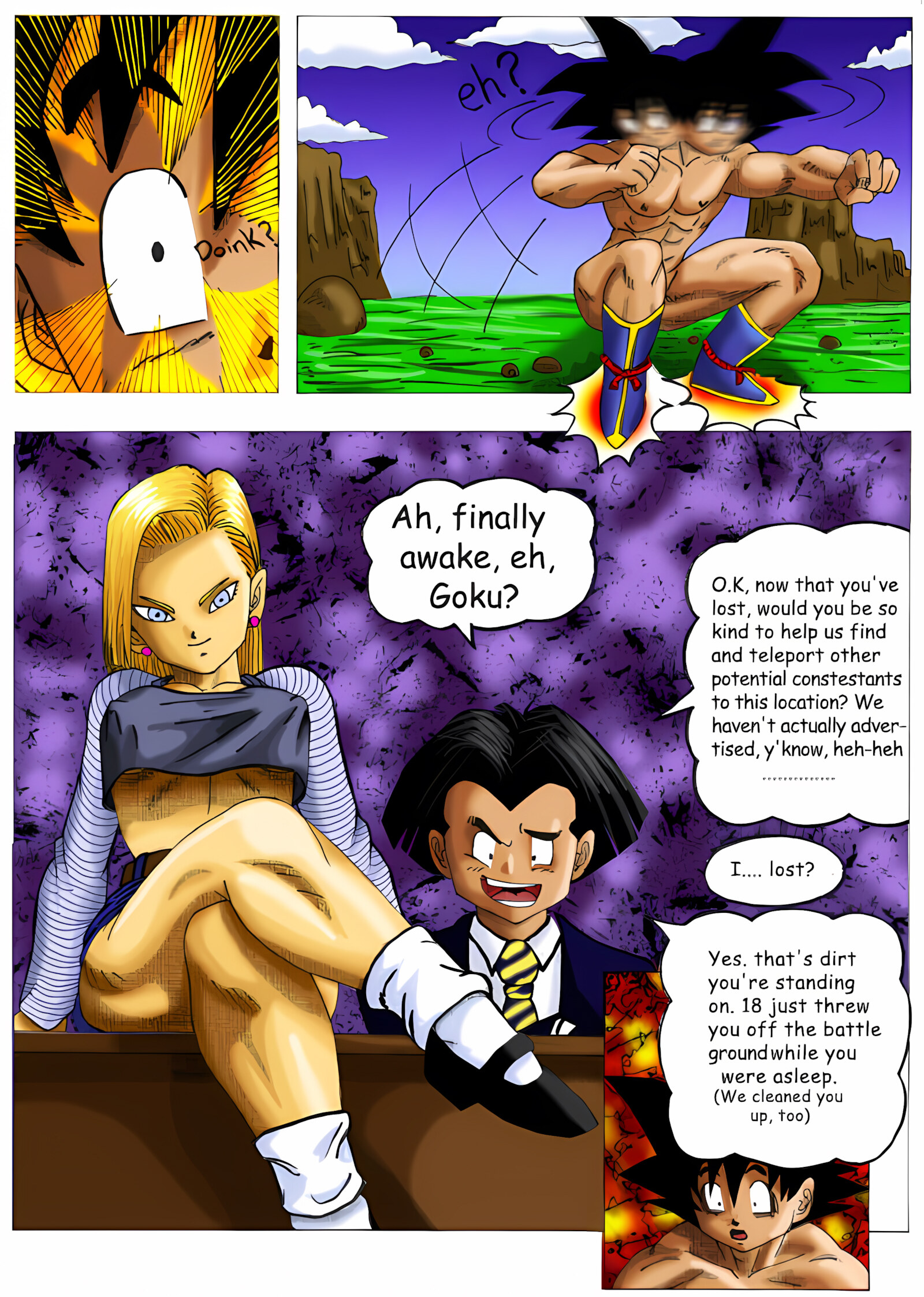 Dirty Fighting (Dragon Ball Z) [CUM], Dirty Fighting (Dragon Ball Z), page 17 of 19