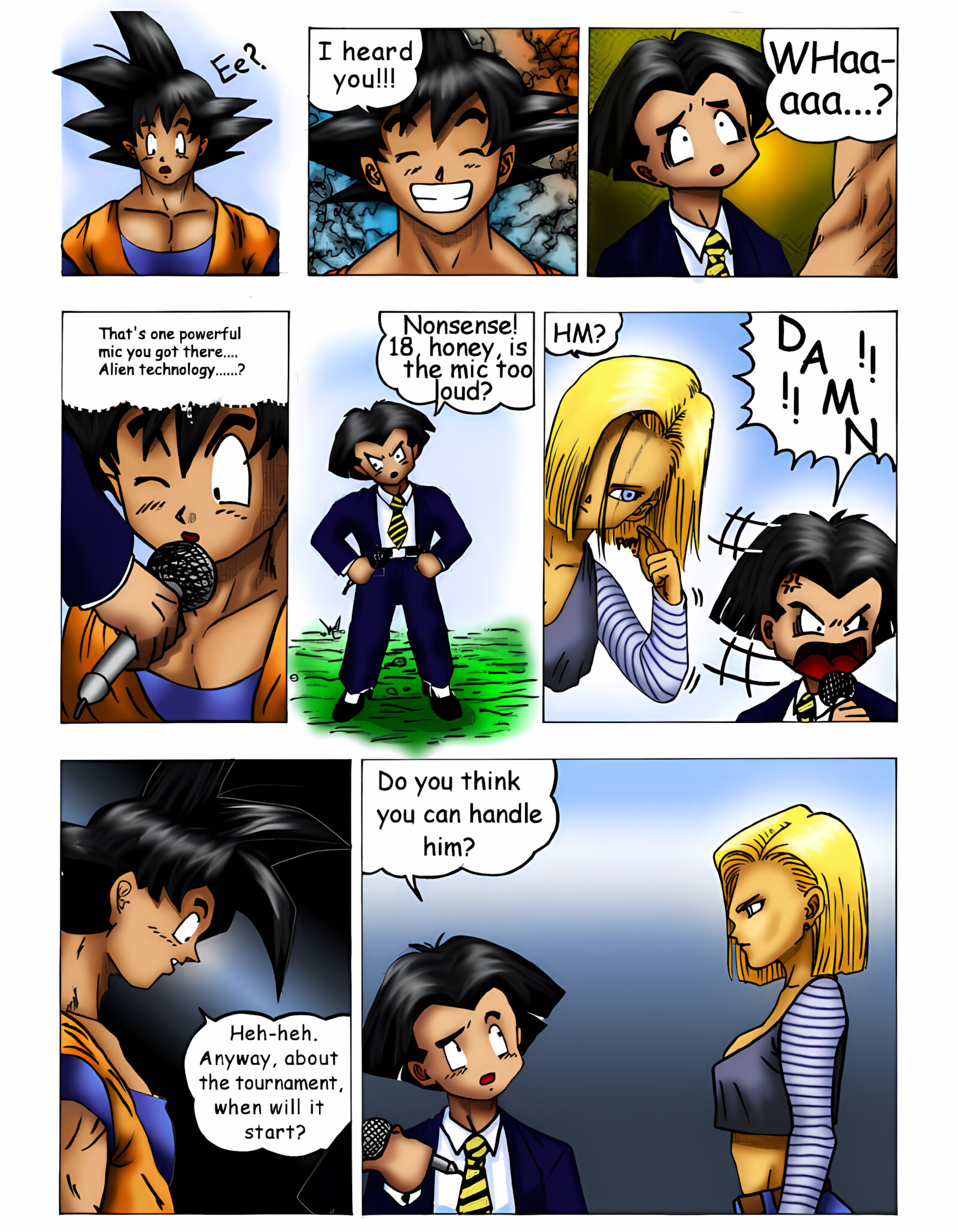 Dirty Fighting (Dragon Ball Z) [CUM], Dirty Fighting (Dragon Ball Z), page 3 of 19