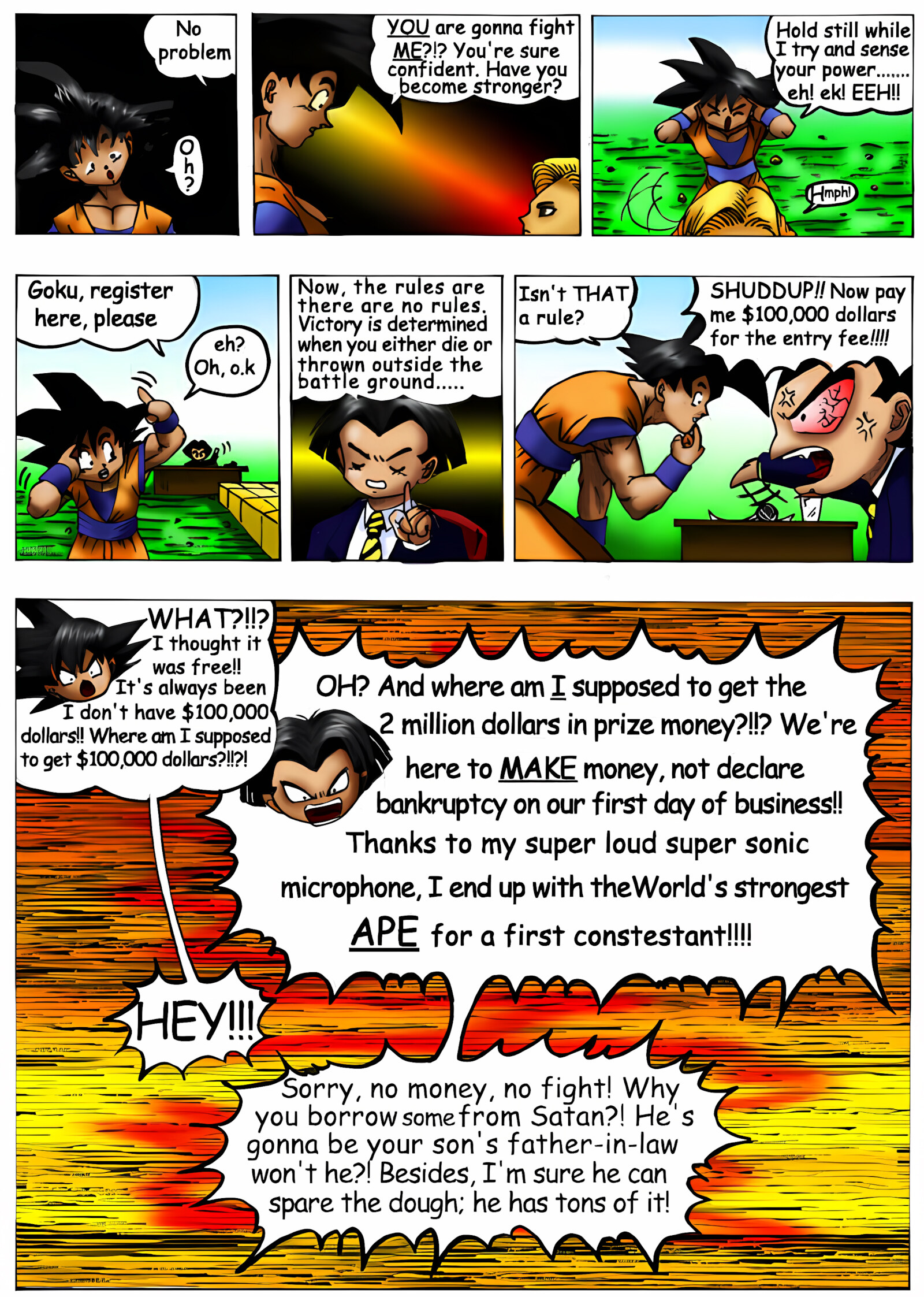 Dirty Fighting (Dragon Ball Z) [CUM], Dirty Fighting (Dragon Ball Z), page 4 of 19