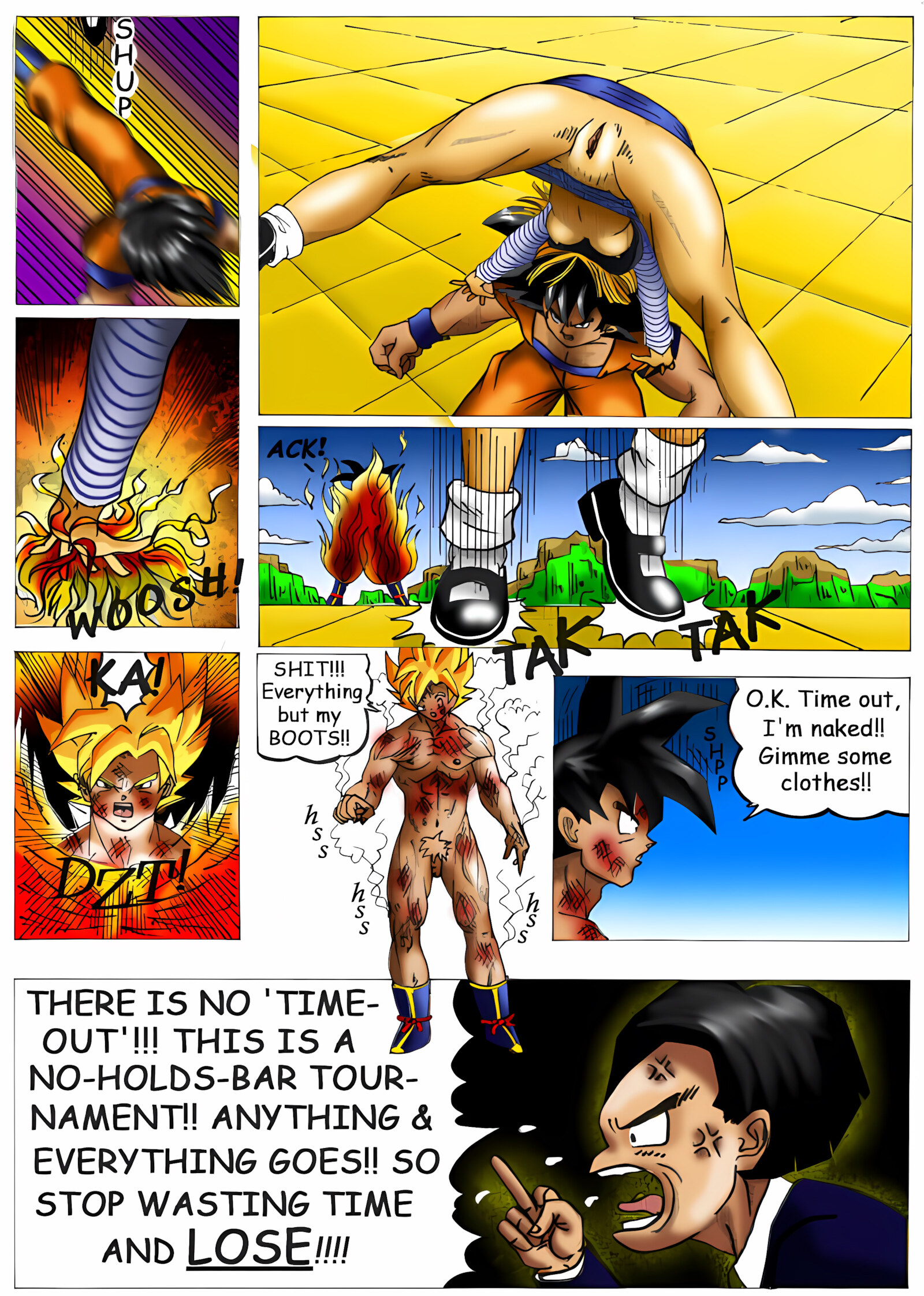 Dirty Fighting (Dragon Ball Z) [CUM], Dirty Fighting (Dragon Ball Z), page 6 of 19