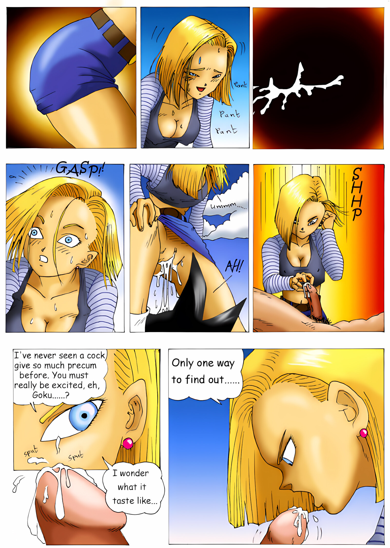 Dirty Fighting (Dragon Ball Z) [CUM], Dirty Fighting (Dragon Ball Z), page 9 of 19
