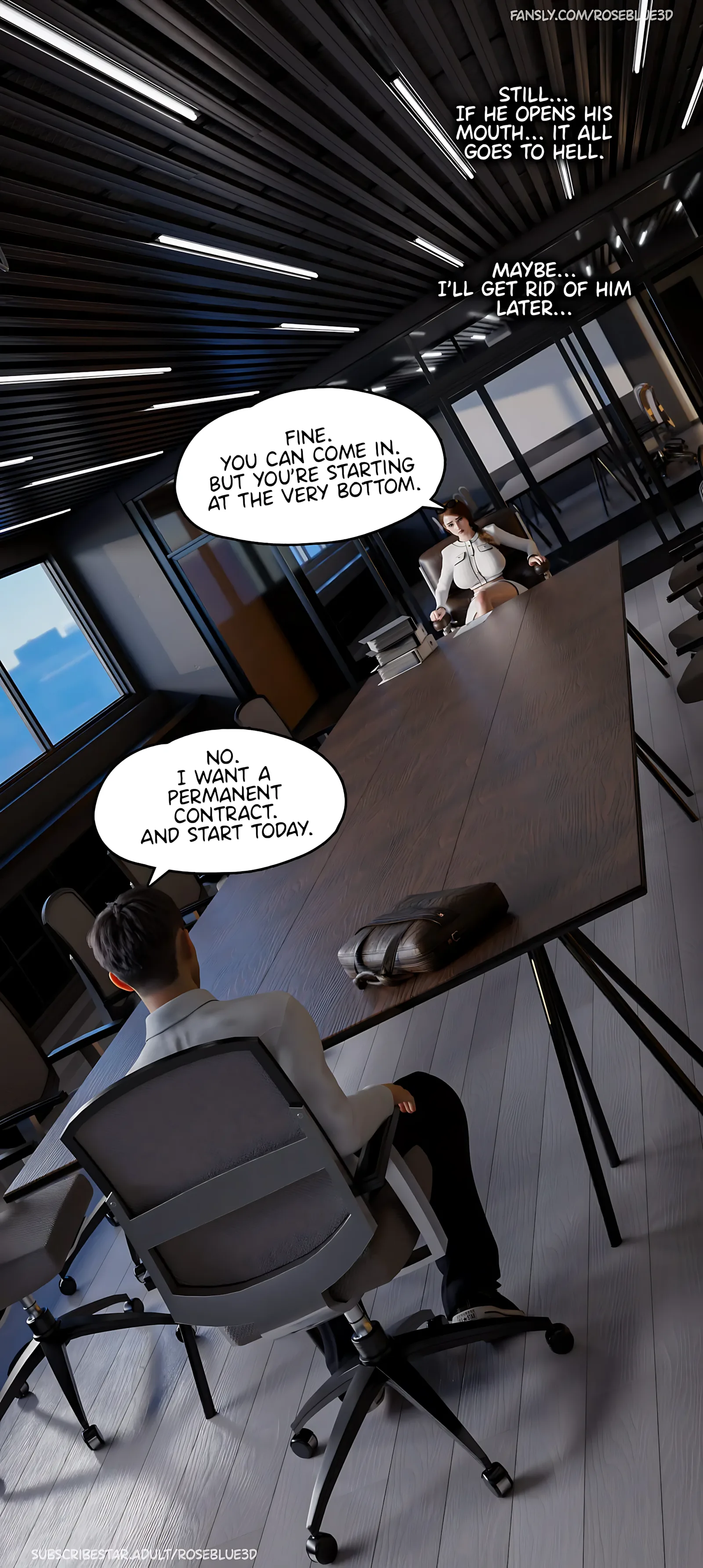 Dismissed [Rose Blue 3D], 2 . Dismissed - Ch.2, page 16 of 83