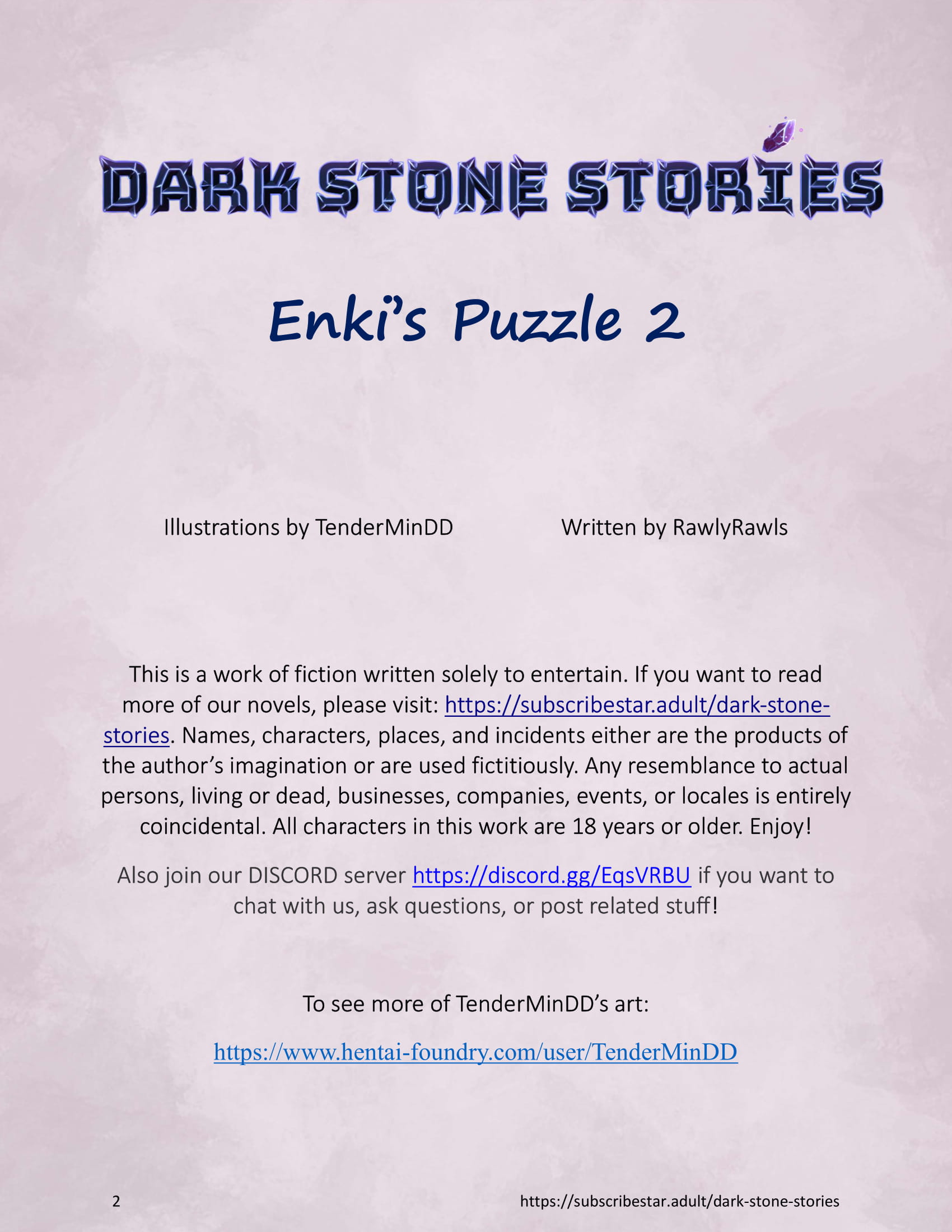Enki’s Puzzle [TenderMindd], Enki Puzzle 2, page 2 of 11