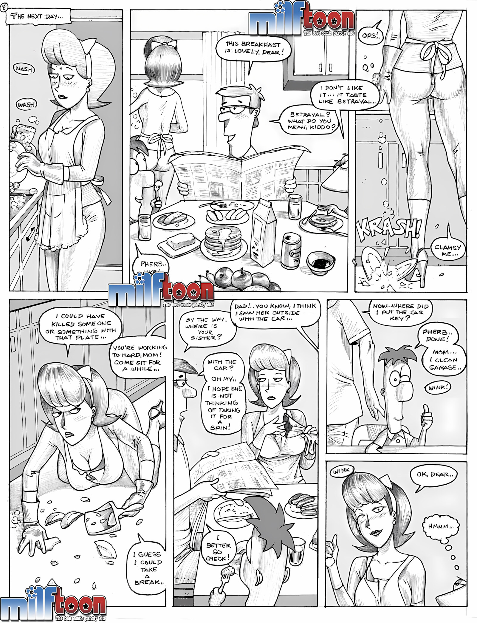 Fineas and Ferb [Milftoon], Fineas and Ferb, page 8 of 16
