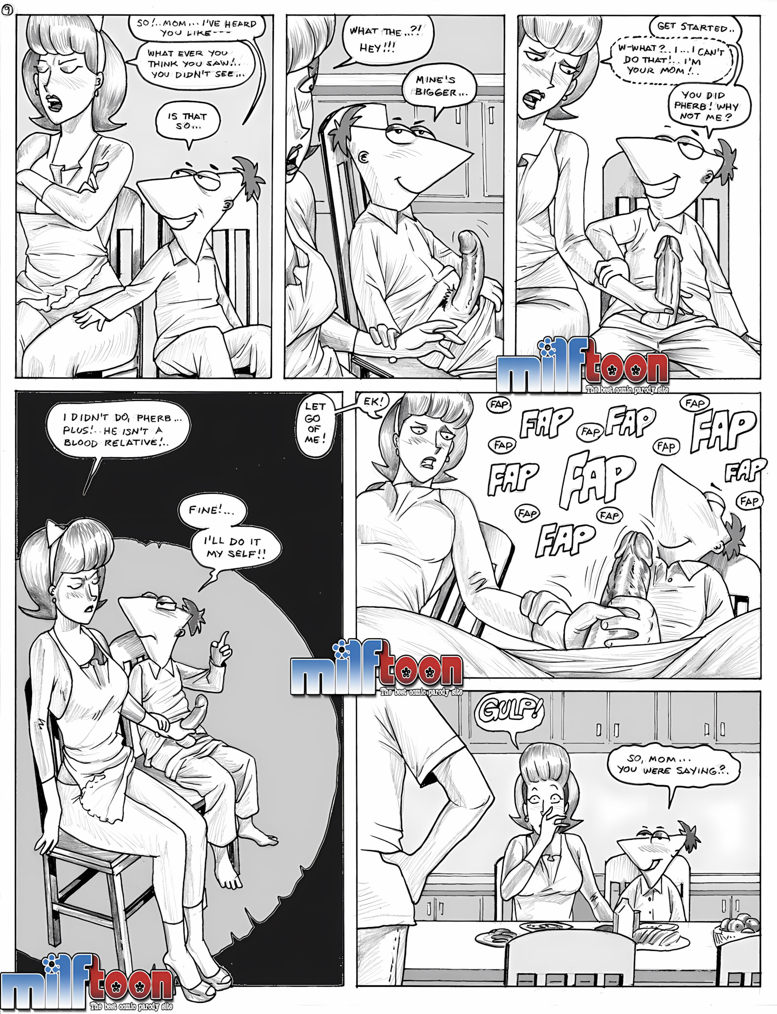 Fineas and Ferb [Milftoon], Fineas and Ferb, page 9 of 16