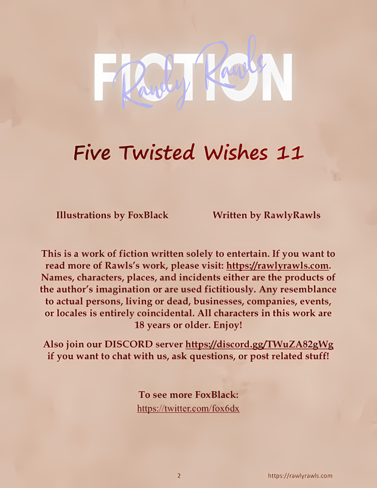 Five Twisted Wishes [FoxBlack , RawlyRawls], Five Twisted Wishes 11, page 2 of 16