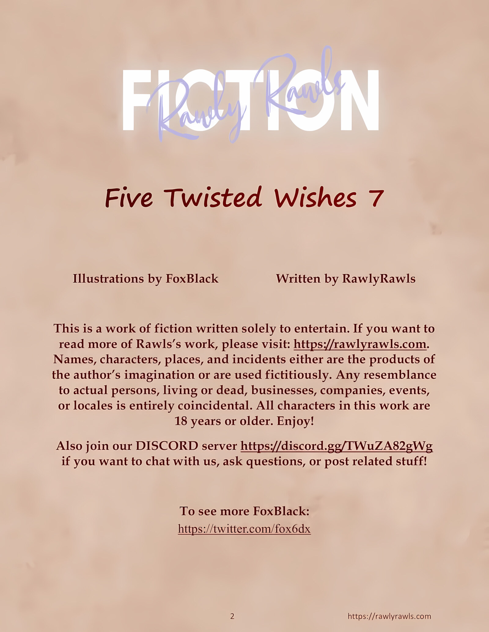 Five Twisted Wishes [FoxBlack , RawlyRawls], Five Twisted Wishes 7, page 2 of 16