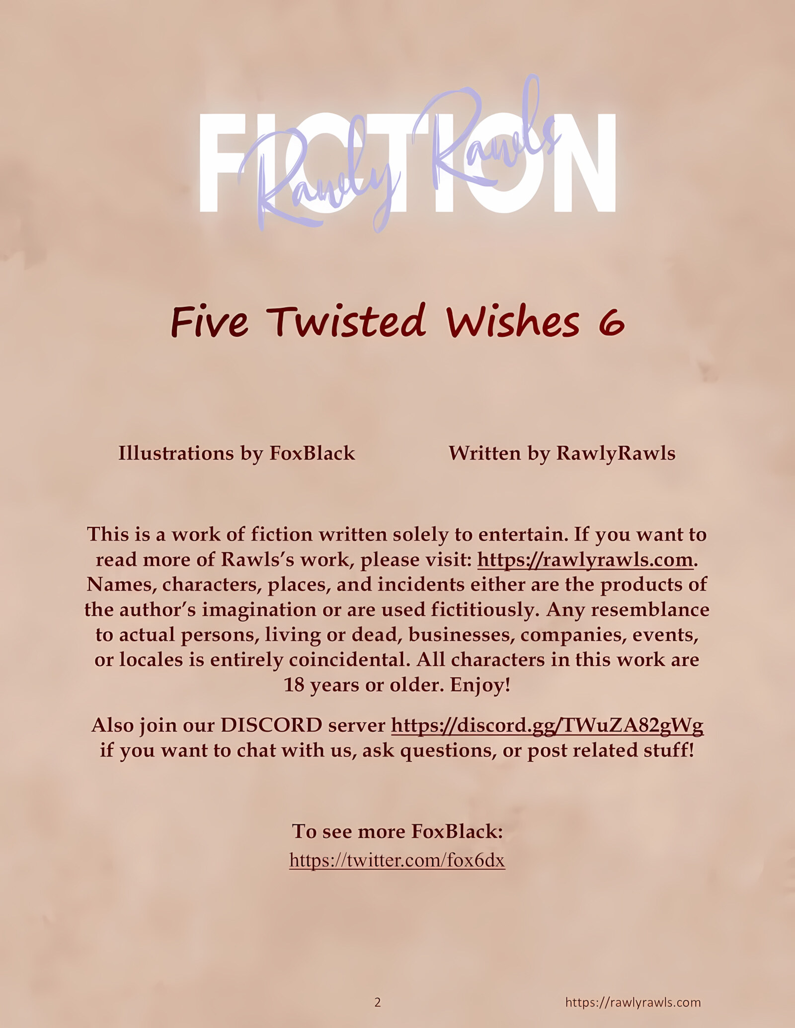 Five Twisted Wishes [FoxBlack , RawlyRawls], Five Twisted Wishes 6, page 2 of 13