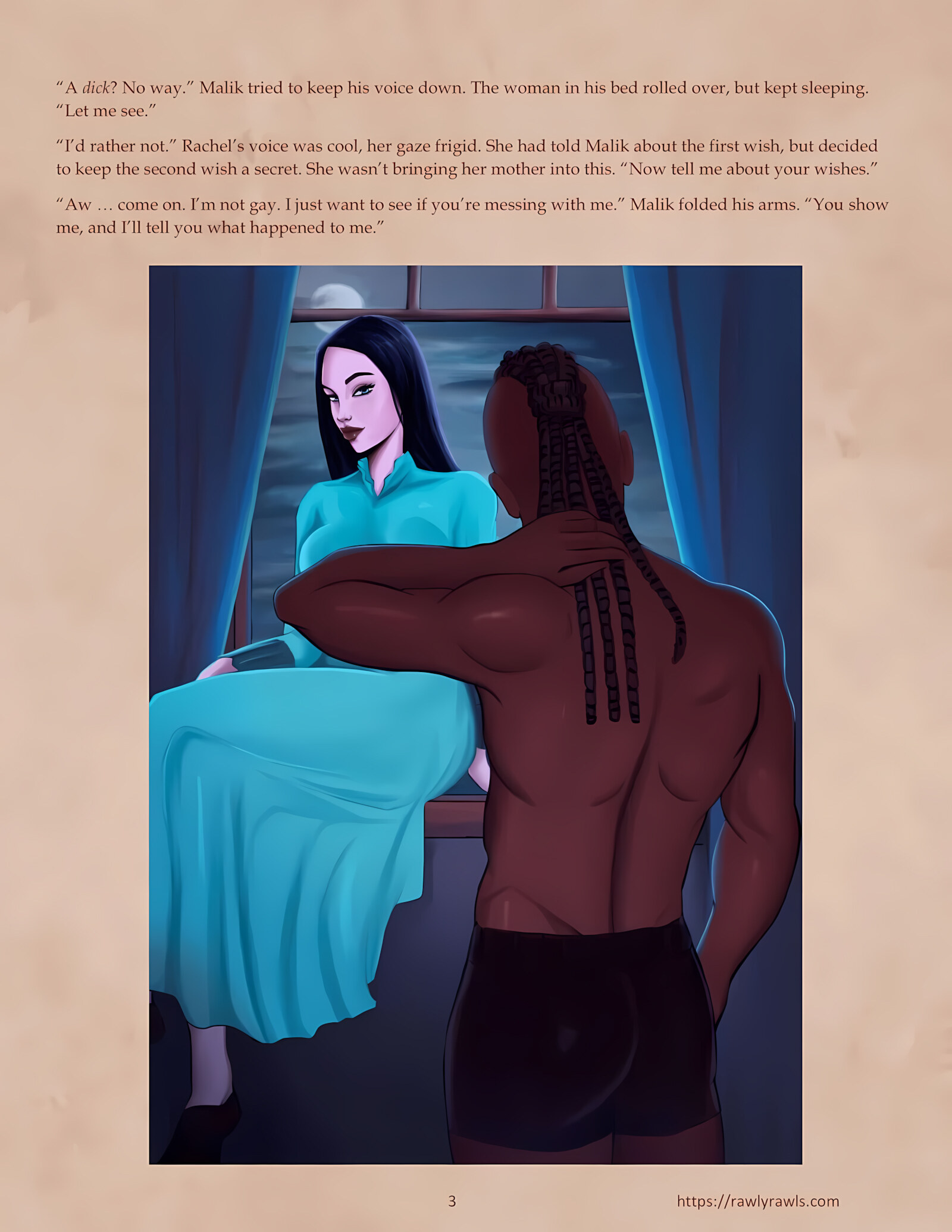 Five Twisted Wishes [FoxBlack , RawlyRawls], Five Twisted Wishes 6, page 3 of 13