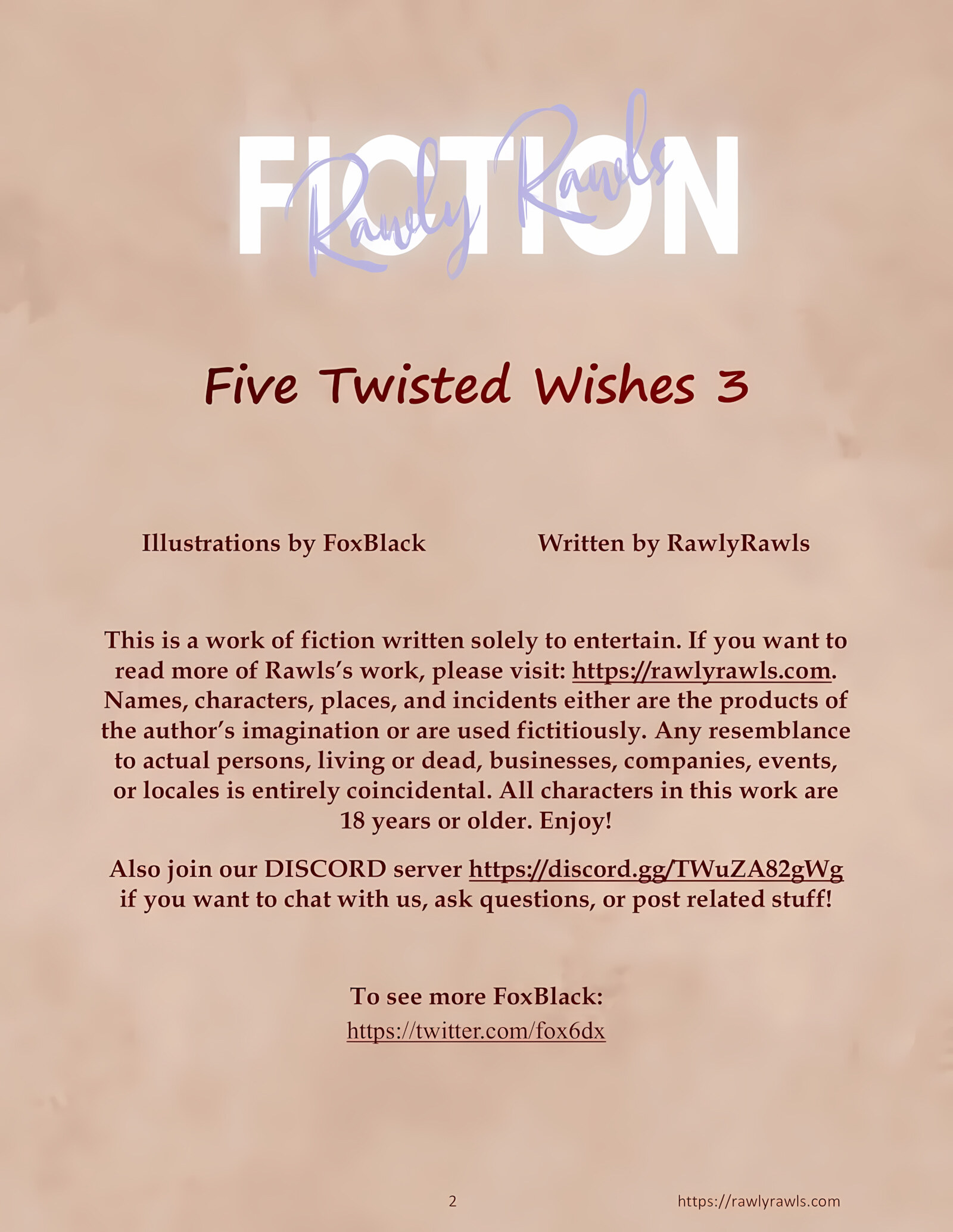 Five Twisted Wishes [FoxBlack , RawlyRawls], Five Twisted Wishes 3, page 2 of 14