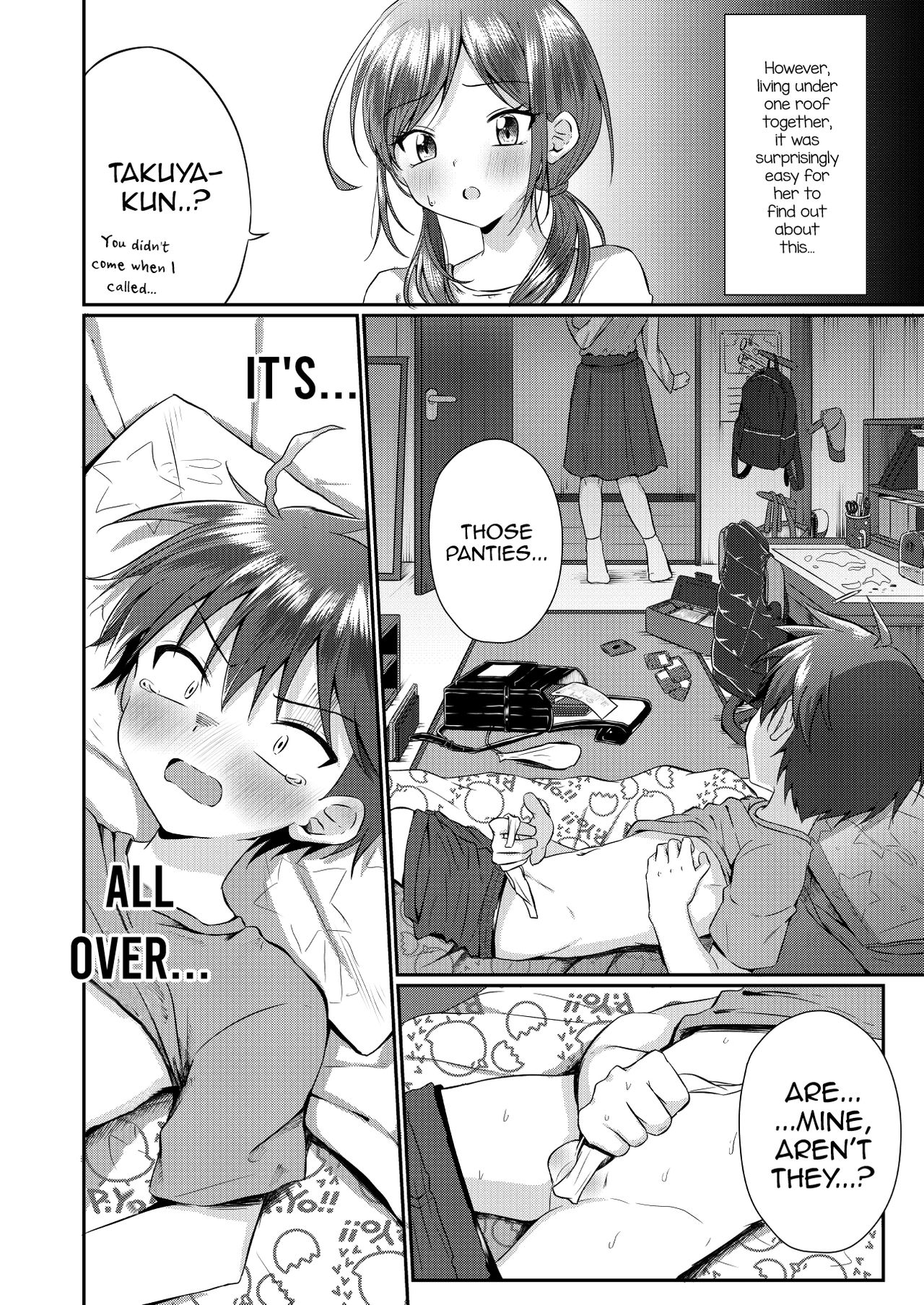Futanari no Onee-chan ni Shasei [Aquajet Kosuke], Futanari no Onee-chan ni Shasei, page 5 of 27