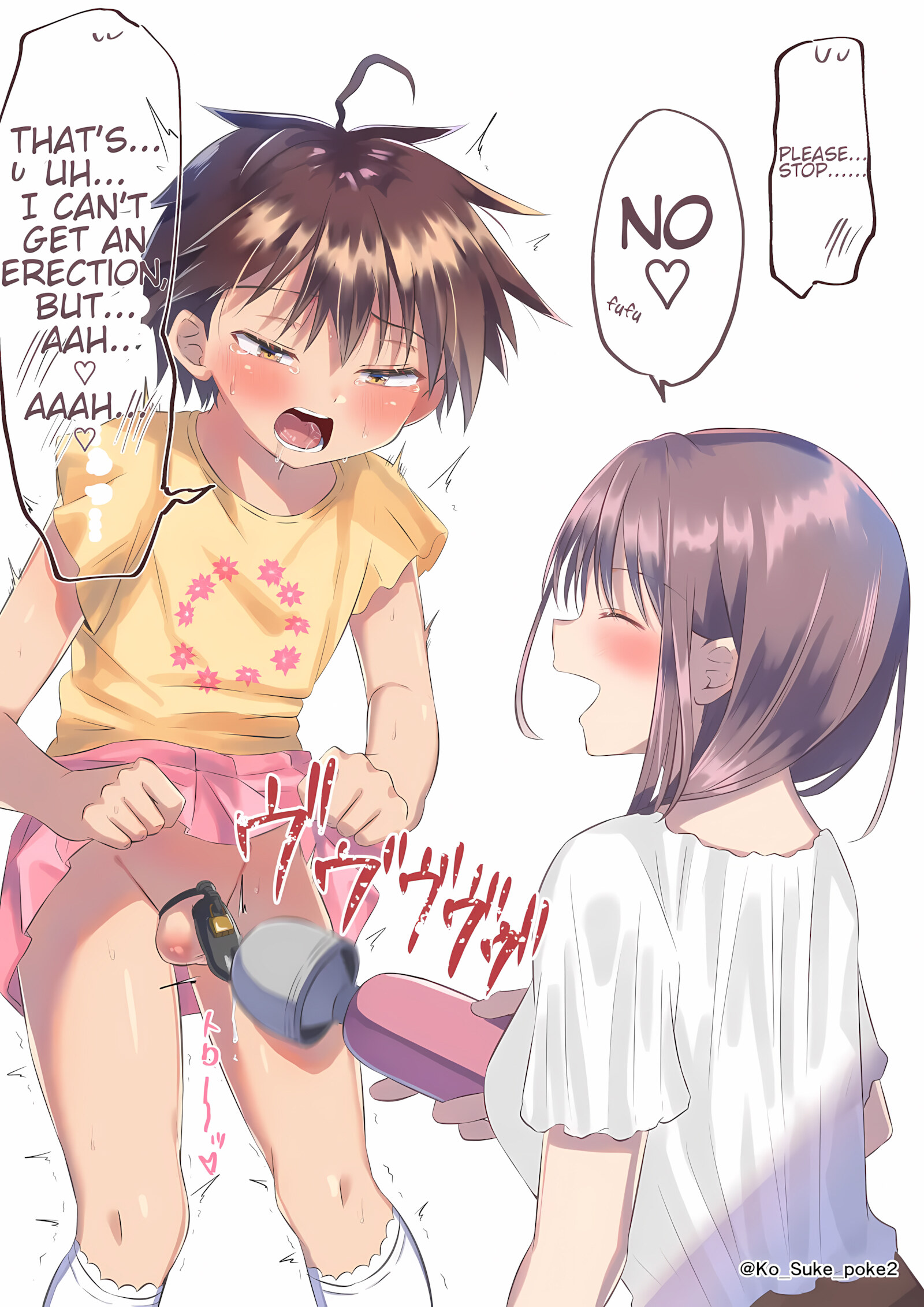 His Futanari Sister Manages His Ejaculation And Pegs Him! [Aquajet Kosuke], His Futanari Sister Manages His Ejaculation And Pegs Him!, page 25 of 26