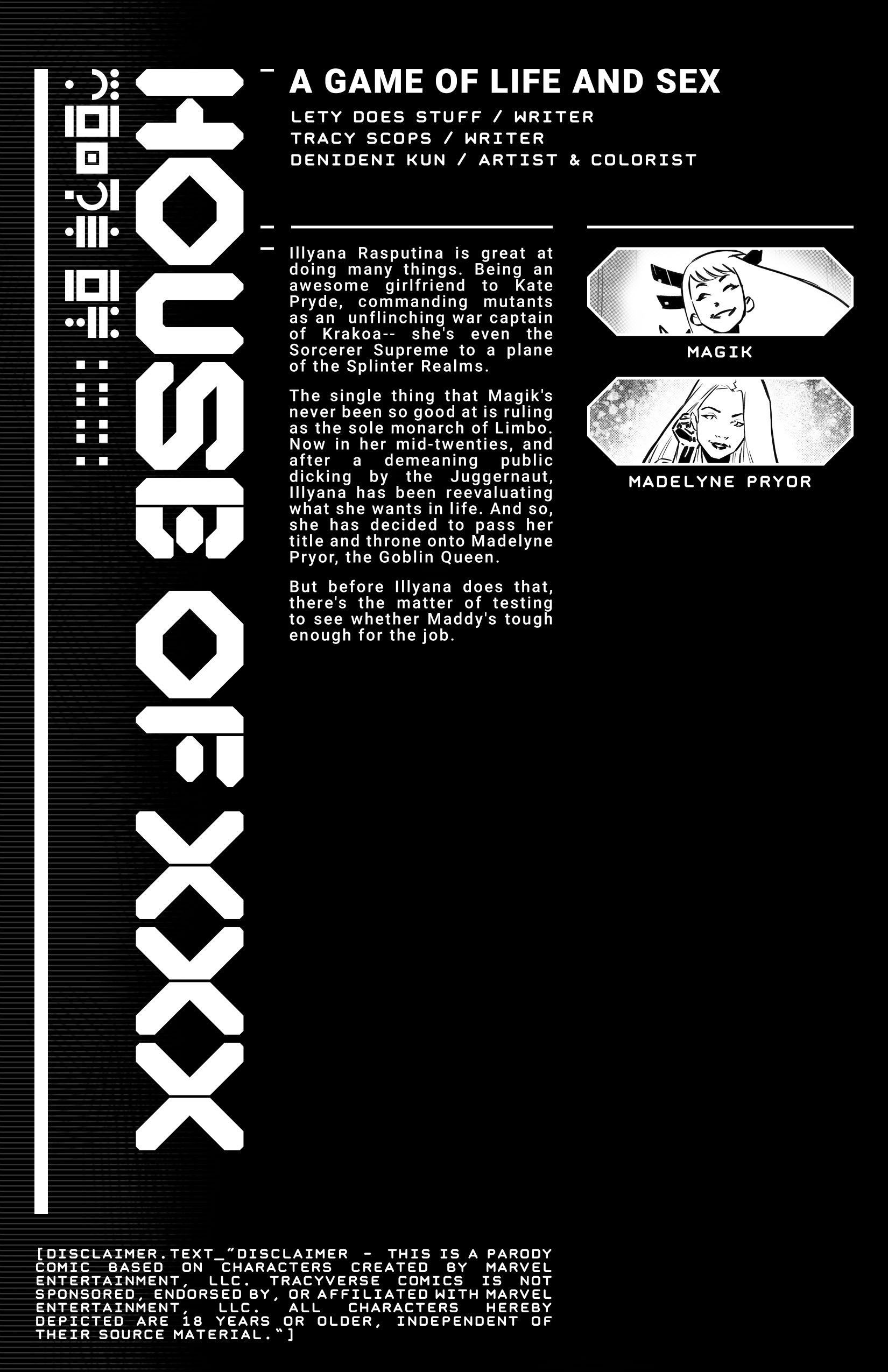 House Of XXX – Jugger Slut [Tracy Scops], House Of XXX - A Game Of Life And Sex, page 2 of 13
