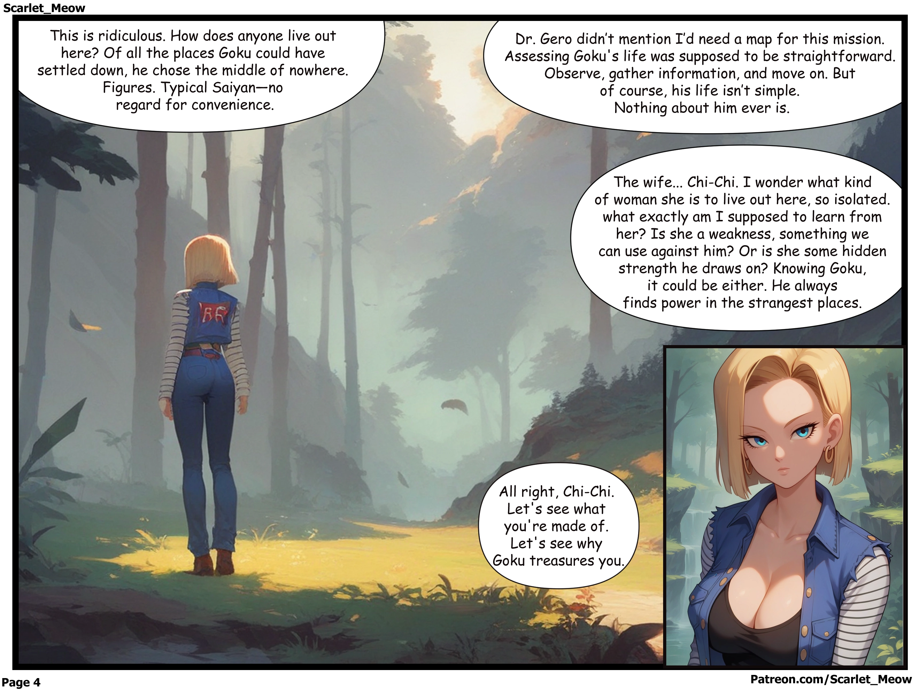 AI Generated – Goku’s Absence [Scarlet Meow], Goku's Absence 4, page 5 of 29