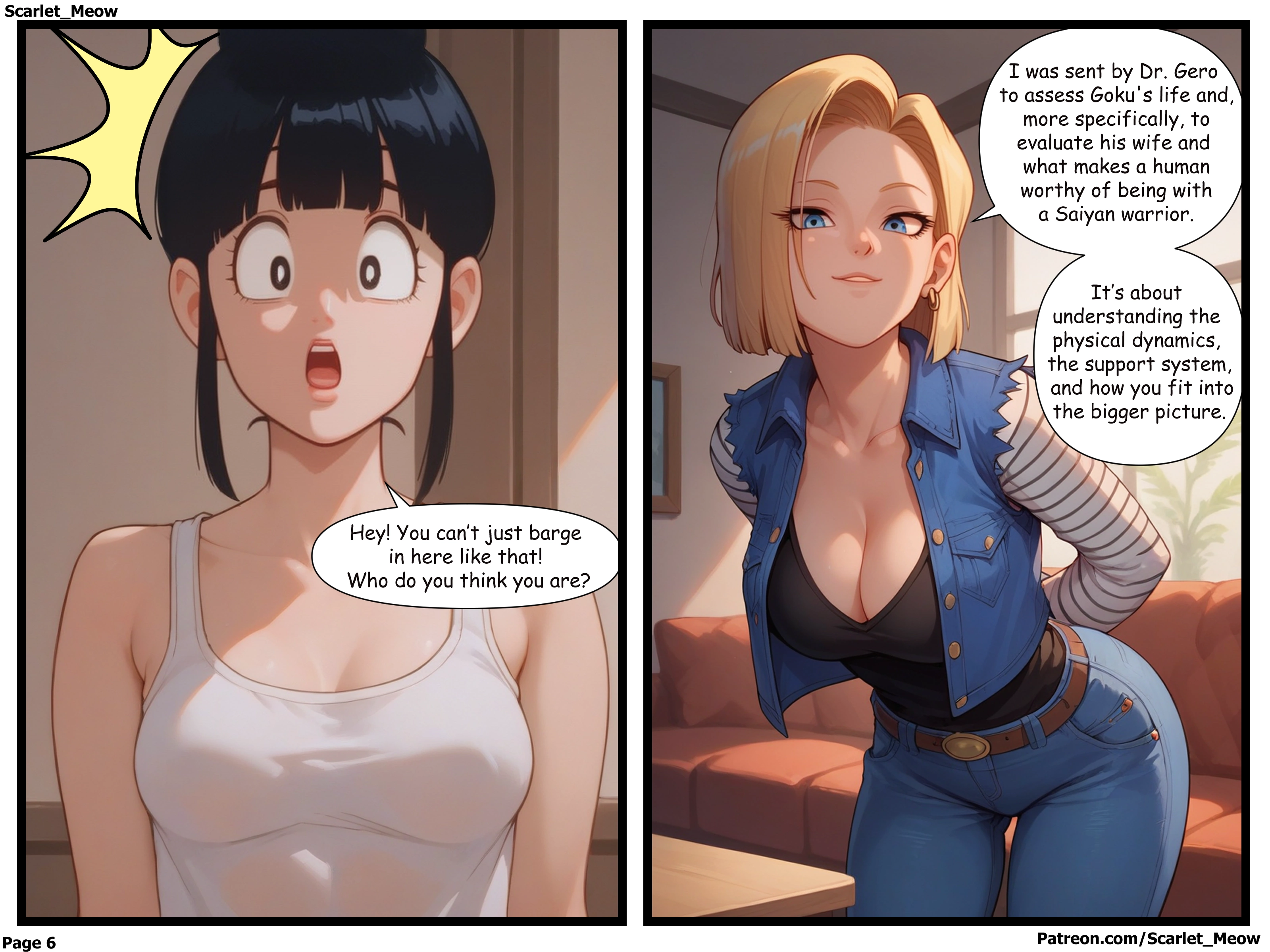 AI Generated – Goku’s Absence [Scarlet Meow], Goku's Absence 4, page 7 of 29