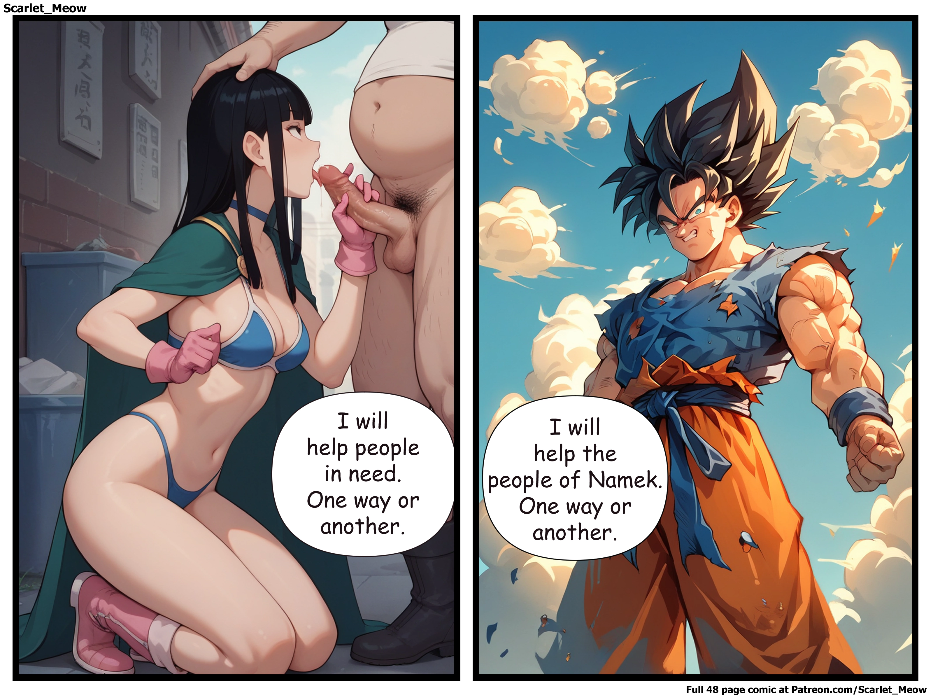 AI Generated – Goku’s Absence [Scarlet Meow], Goku's Absence 2, page 11 of 49