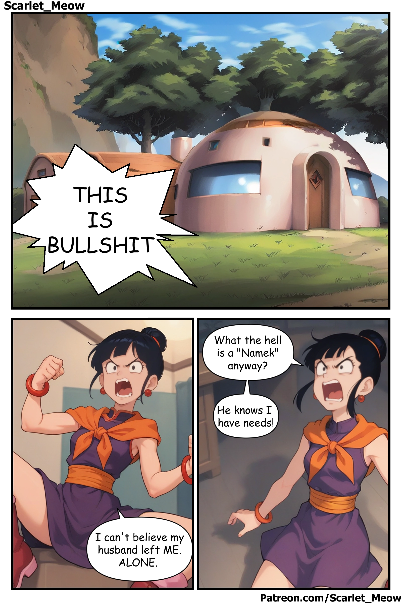 AI Generated – Goku’s Absence [Scarlet Meow], Goku's Absence 1, page 2 of 40