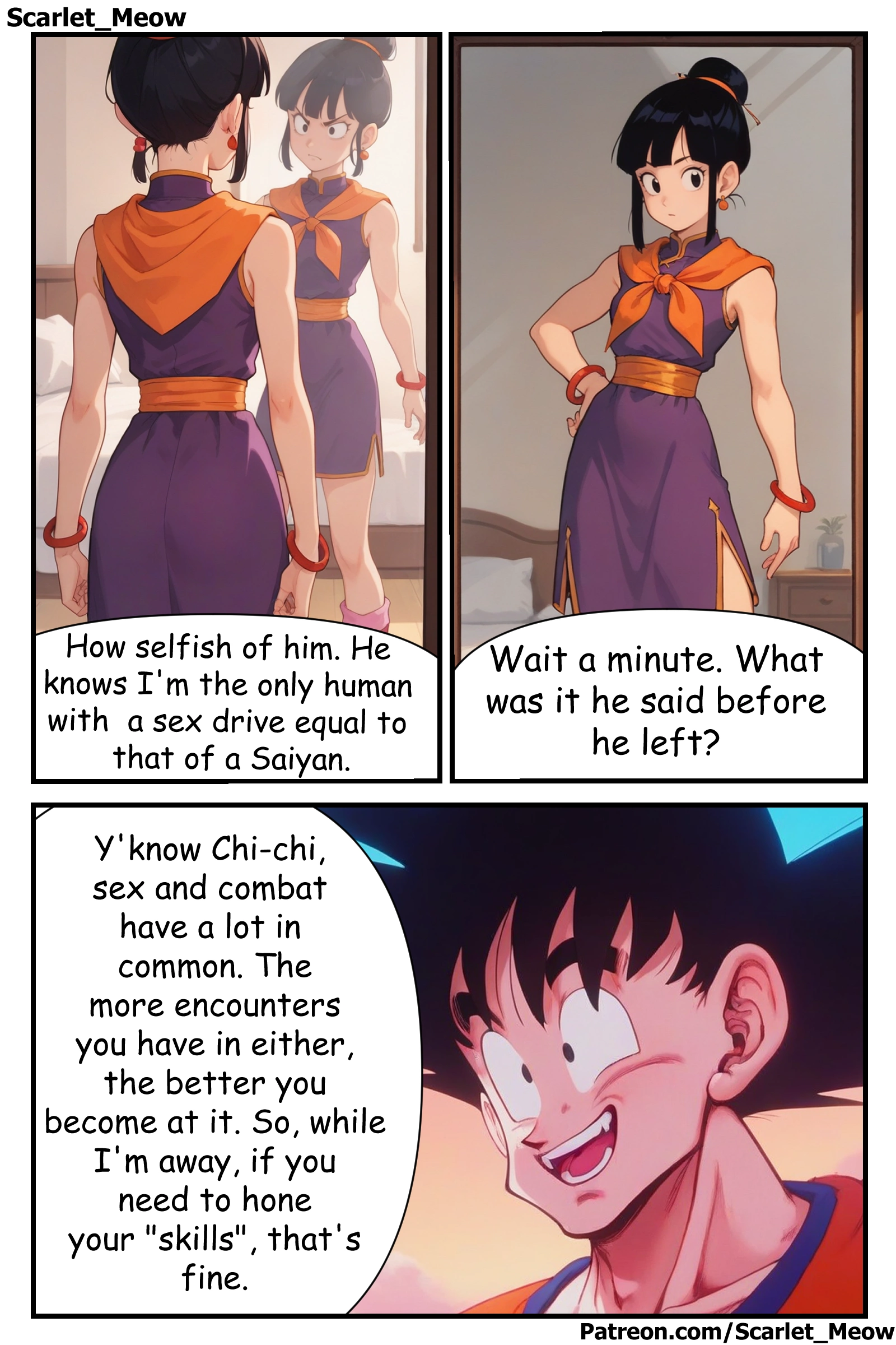 AI Generated – Goku’s Absence [Scarlet Meow], Goku's Absence 1, page 3 of 40