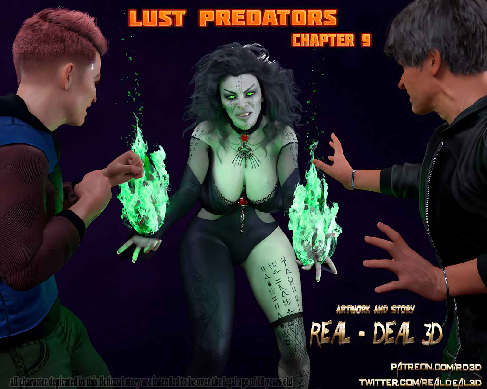 Lust Predators [Real-Deal 3D], Lust Predators 9, page 1 of 48