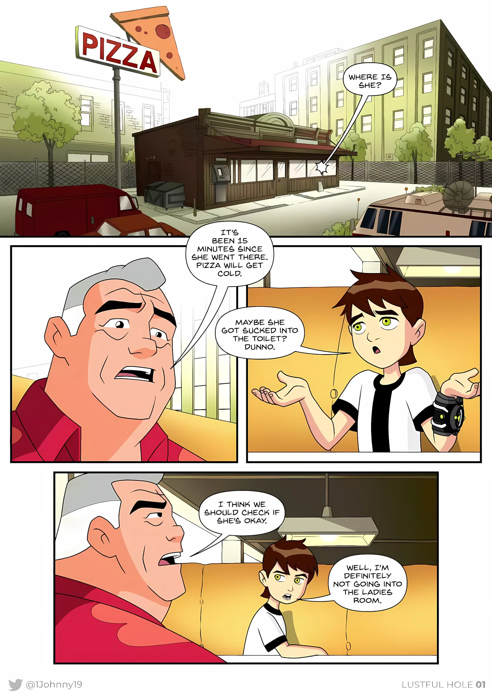 Lustful Hole, [Johnny19-1] Ben 10 - Lustful Hole, page 2 of 14