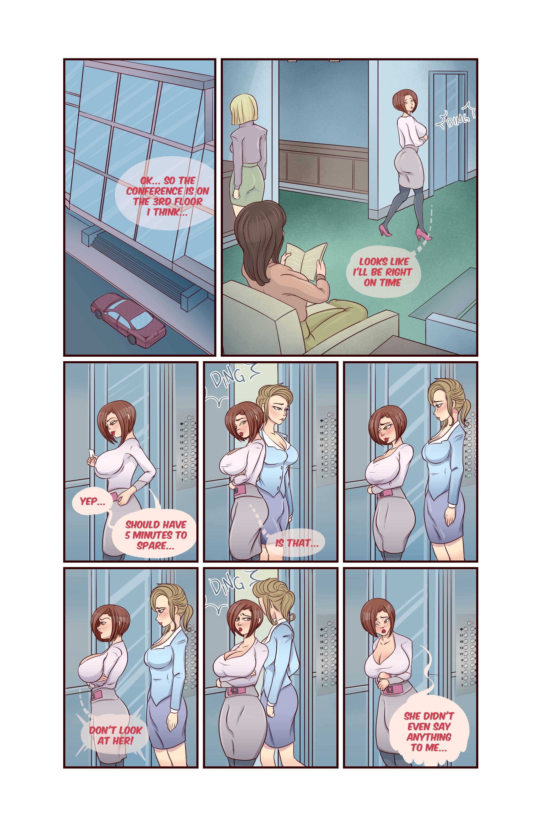 Mary’s First Time [Agent Red Girl], Mary’s First Time 5, page 9 of 24