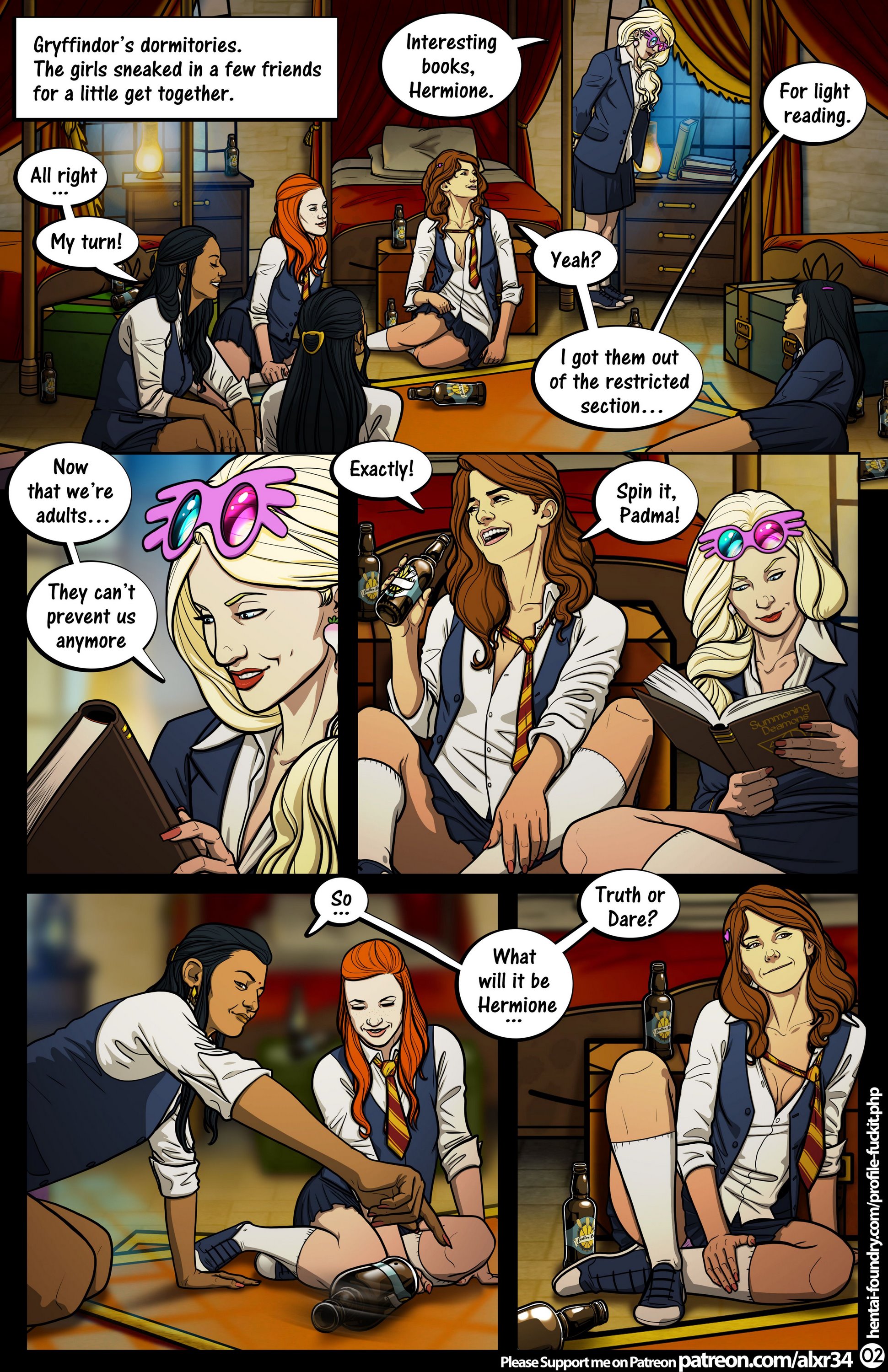 Meanwhile In Hogwarts – Truth Or Dare [Alxr34], Meanwhile In Hogwarts – Truth Or Dare, page 4 of 32