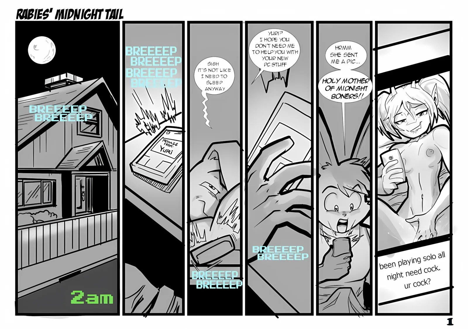 Midnight Tail [Rabies T Lagomorph], 1. Midnight Tail [Rabies T Lagomorph], page 1 of 11