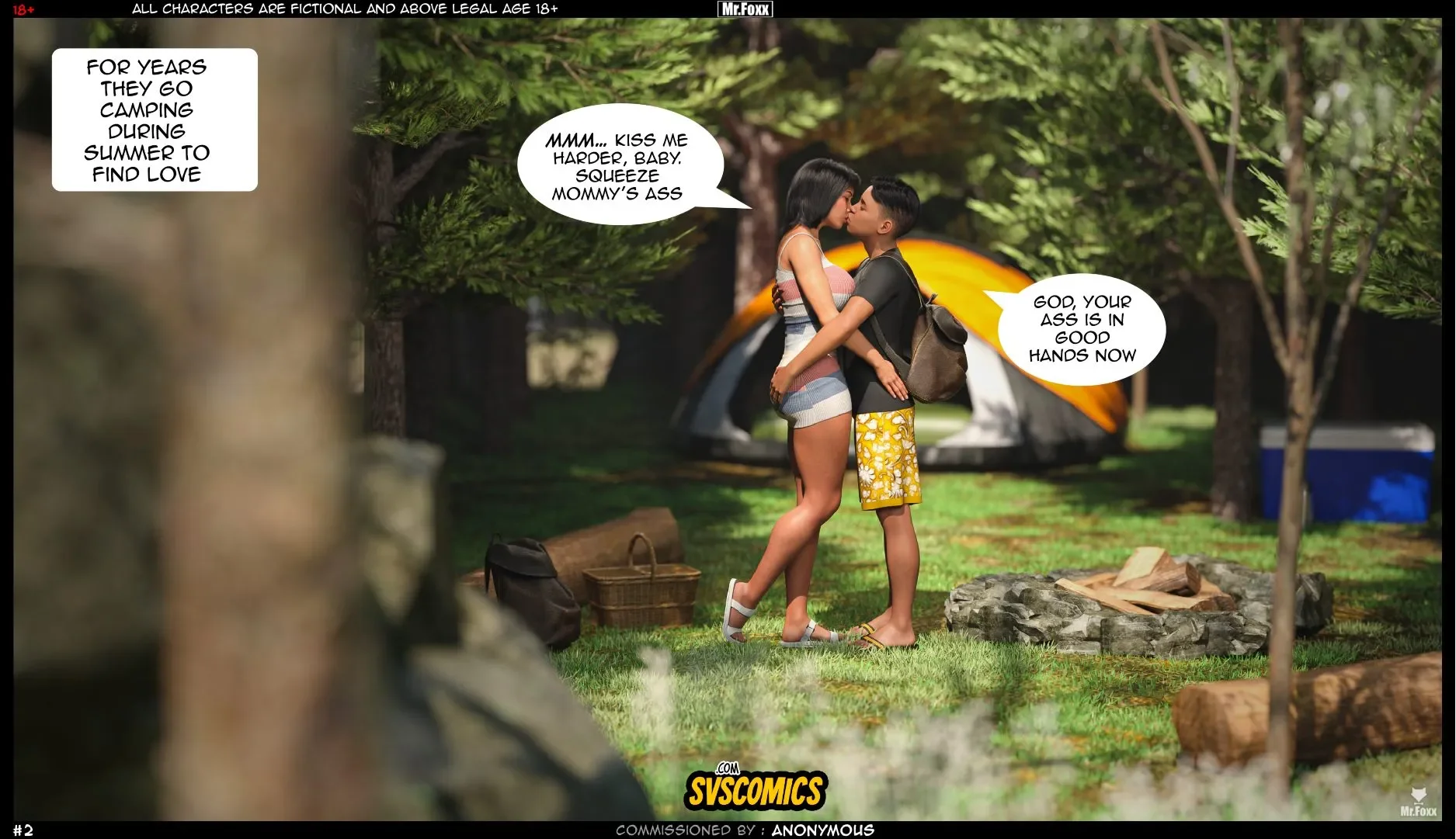 Mommy Study Help [ Mr.Foxx ], 2. Camping With Mom, page 3 of 11