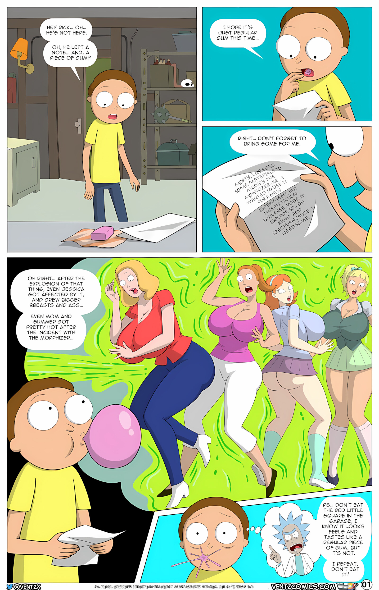 Morty Experimen [Arabatos], Morty Experimen, page 2 of 28