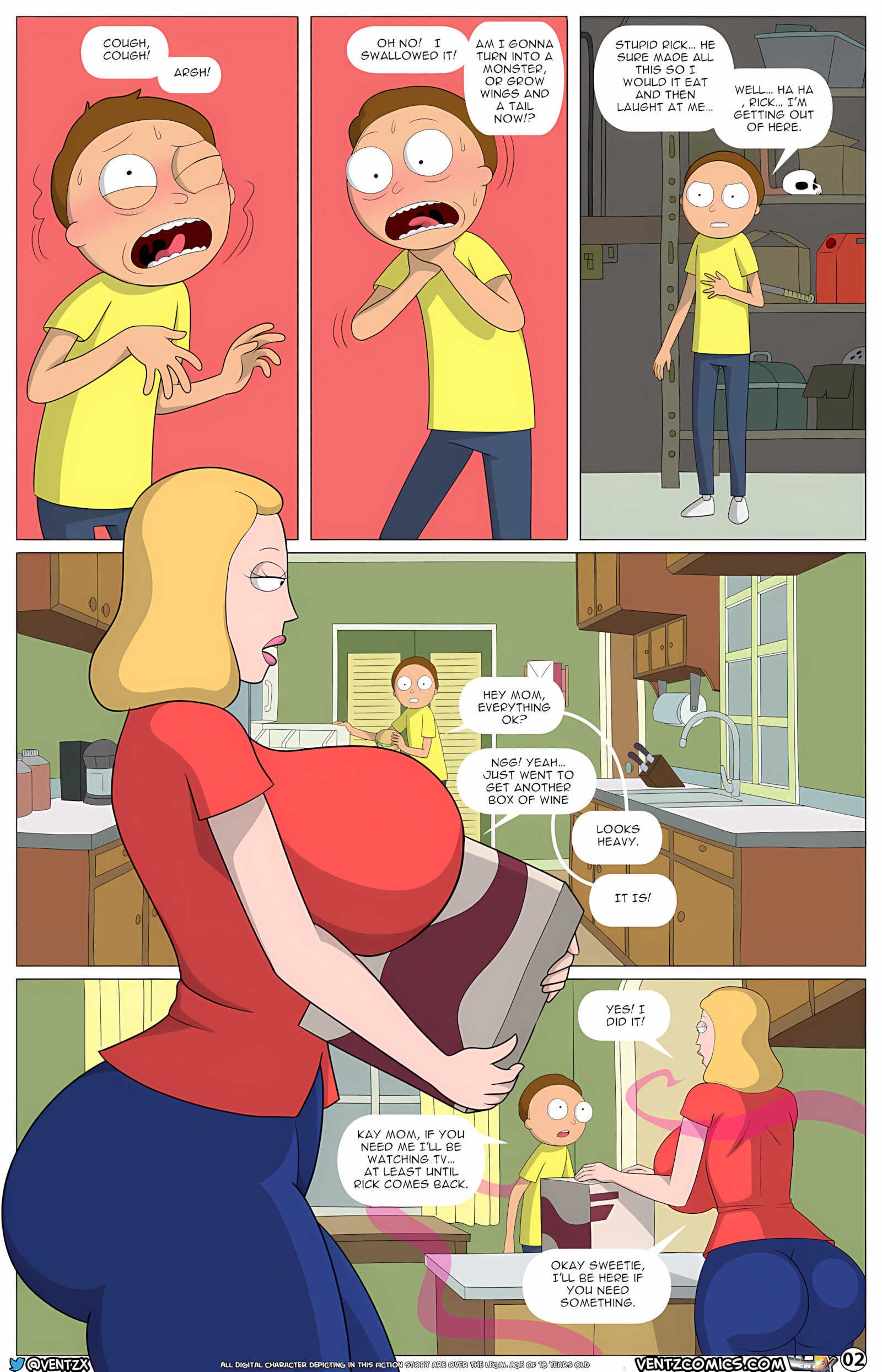 Morty Experimen [Arabatos], Morty Experimen, page 3 of 28
